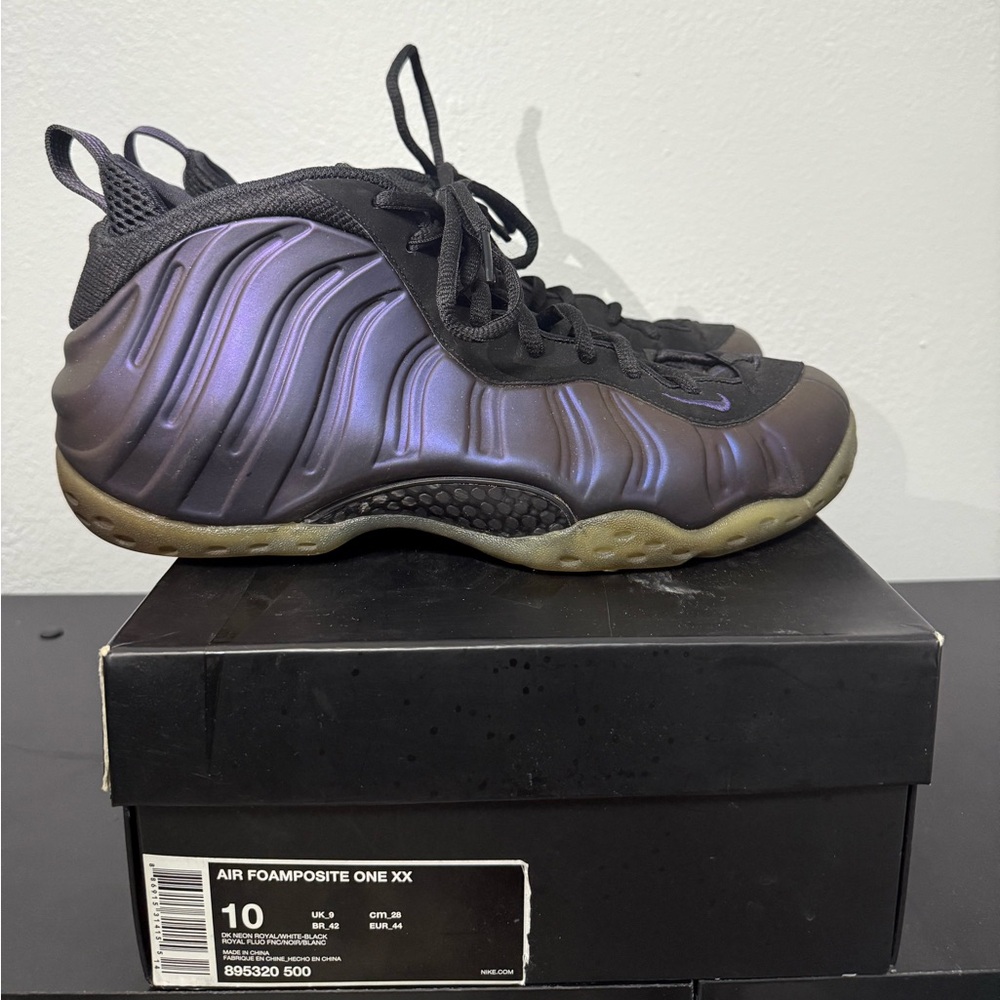 Nike Air Foamposite One XX in Shimmering Purple and Black